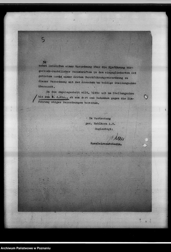 Obraz 9 z jednostki "Einführung des deutschen Rechts im Wartheland."