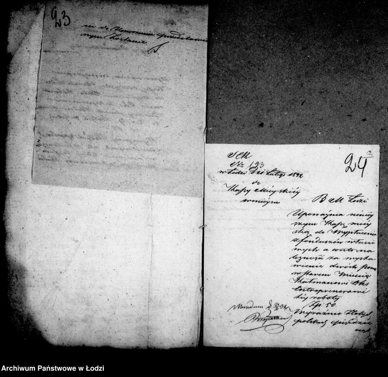 Obraz 20 z jednostki "Akta tyczące się budowy pomp"