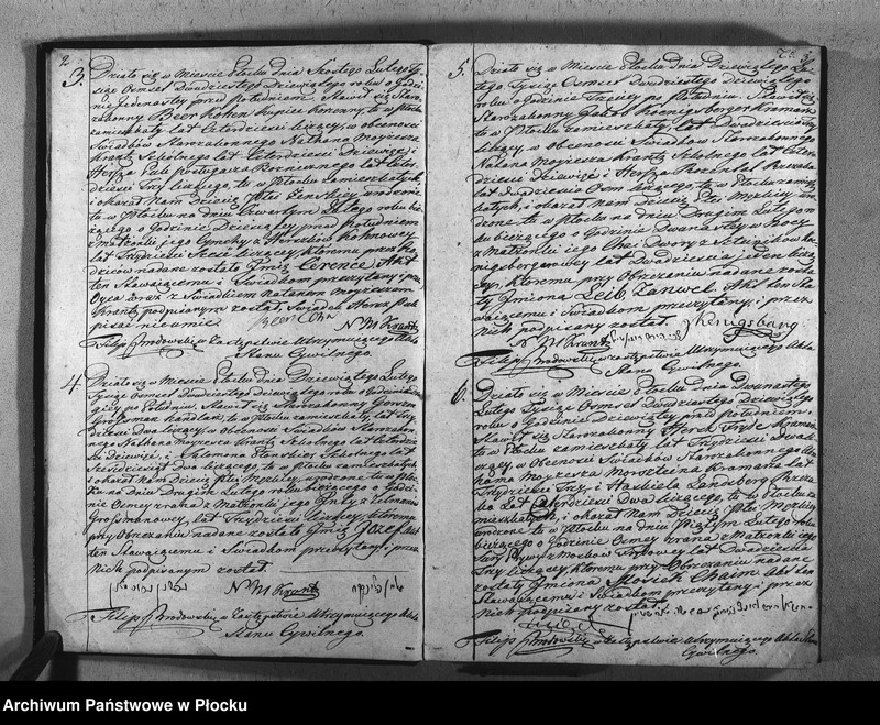 Obraz z jednostki "Akta urodzeń, małżeństw i zgonów"