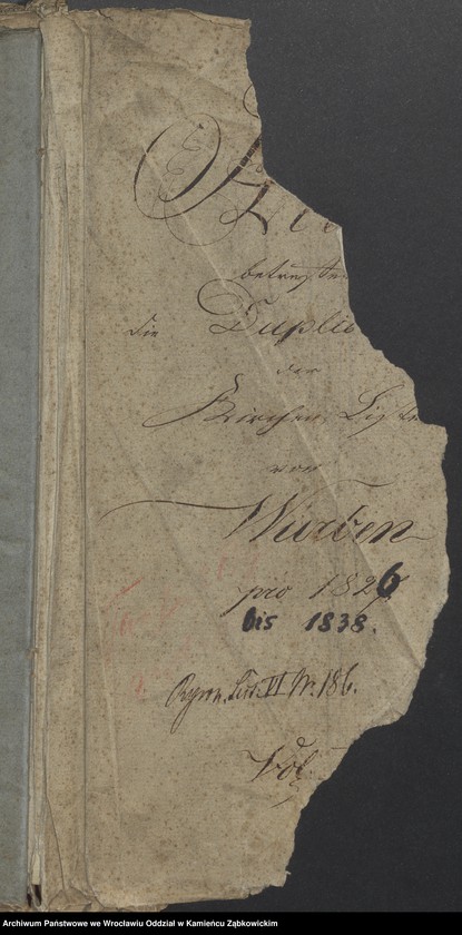 image.from.unit.number "Amtsgericht Schweidnitz Duplicate der Kirchenbücher von Würben"