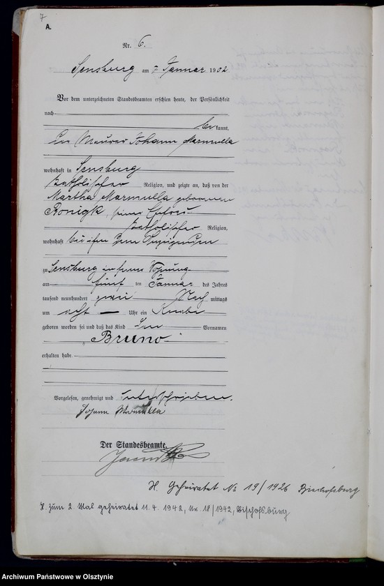 image.from.unit.number "Geburts-Haupt-Register Nr 1 - 329"