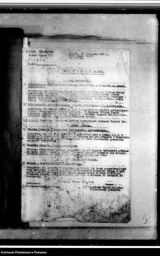 Obraz 6 z jednostki "Okólniki, komunikaty, korespondencja"