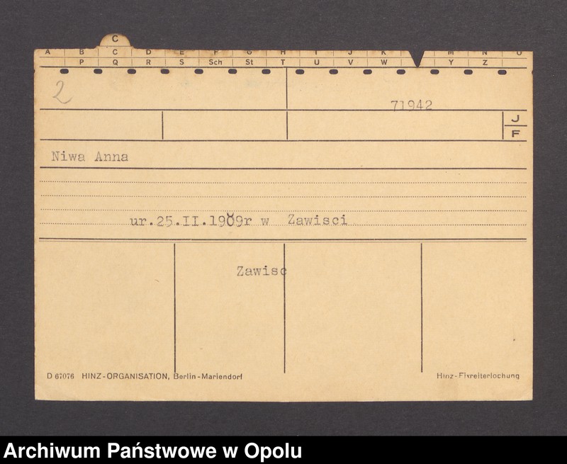 Obraz 4 z jednostki "[Rozycki, zam. Ratibor]"