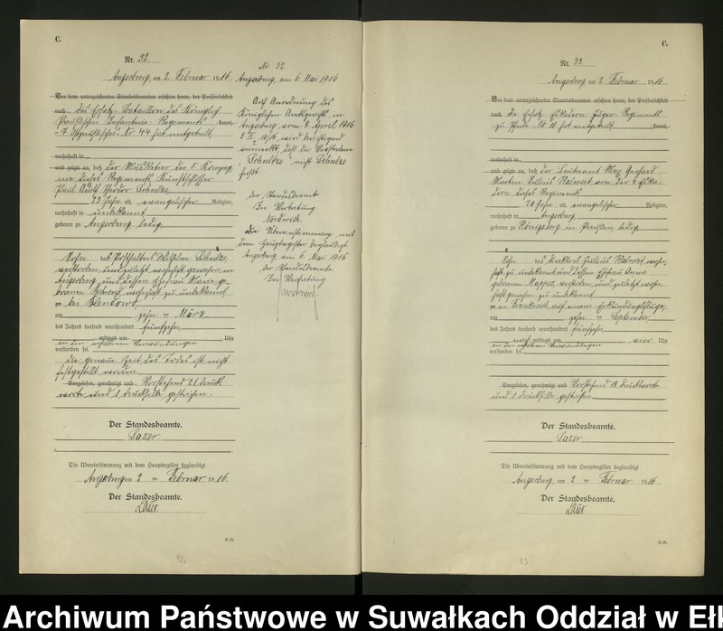 image.from.unit.number "[Sterbe - Register (Neben - Register) Standesamt Angerburg einschl. der Bezirke Gr. Strengeln, Kehlen und Prinowen]"