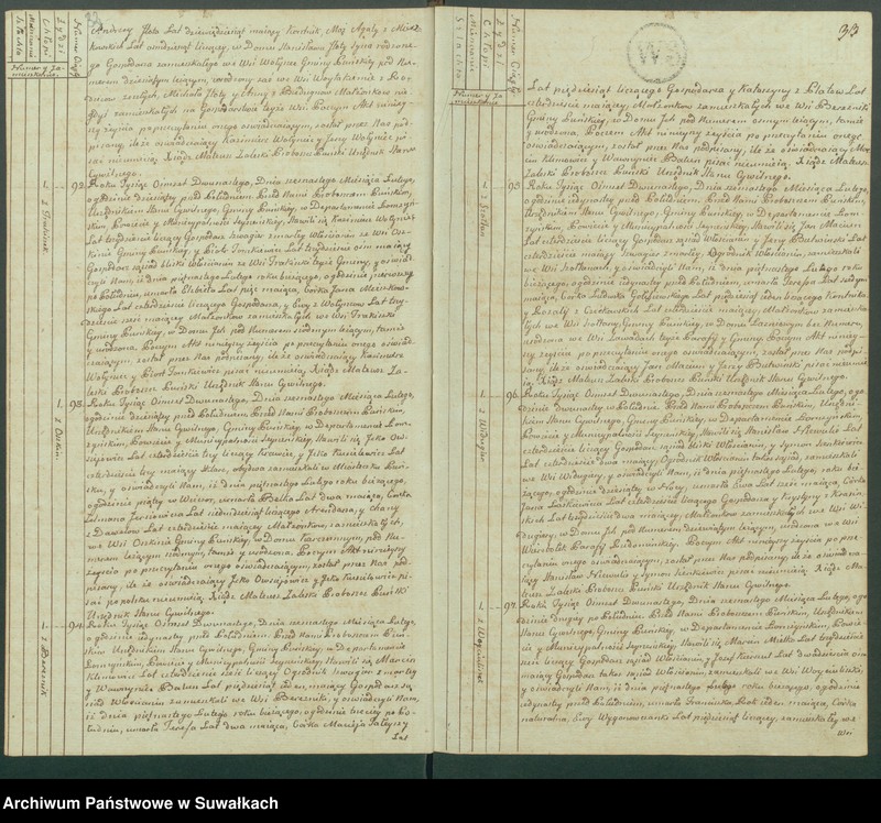 image.from.unit.number "Akta zeszłych gminy puńskiey od 1-go stycznia do dnia ostatniego grudnia 1812 roku."
