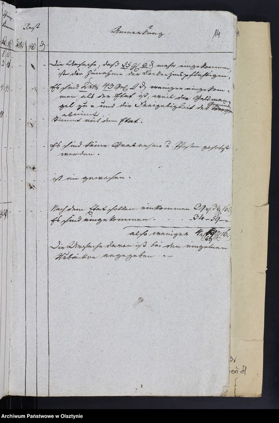 image.from.unit.number "Rechnung über Einnahme und Ausgabe für die Kirche zu Sonnenborn"