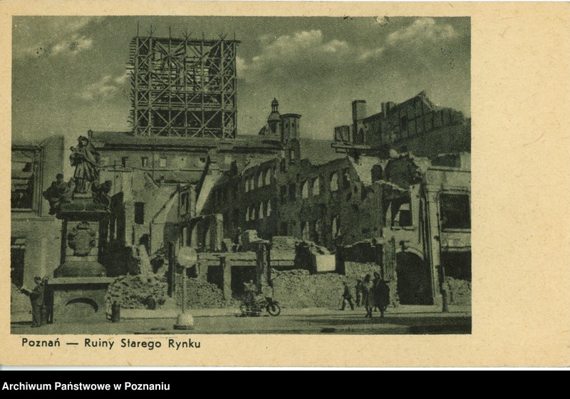 Obraz 1 z jednostki "Poznań - ruiny Starego Rynku"