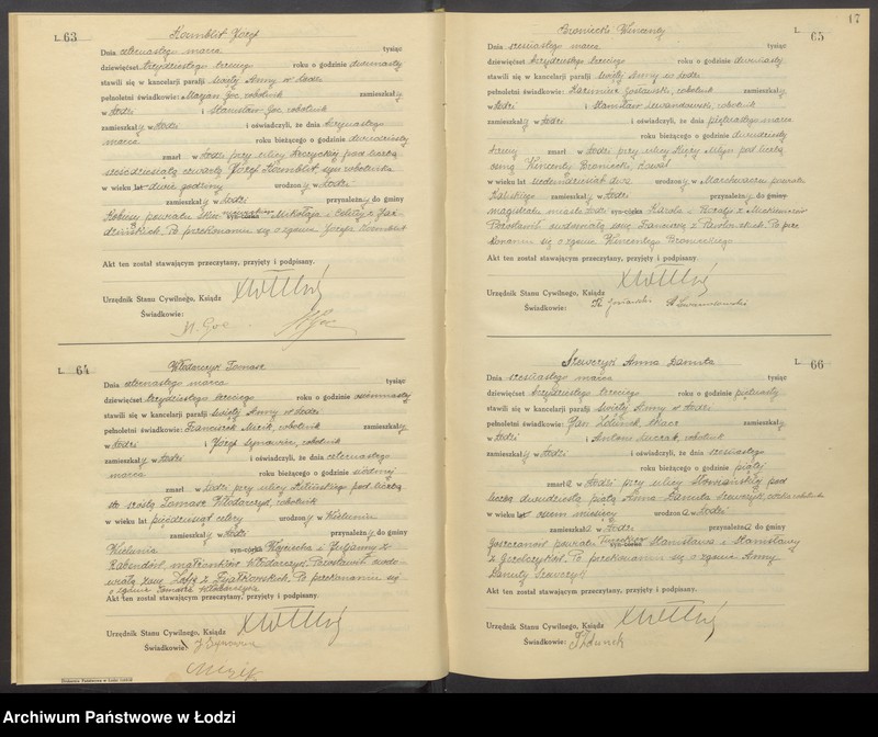 Obraz 19 z jednostki "Akta zgonów"