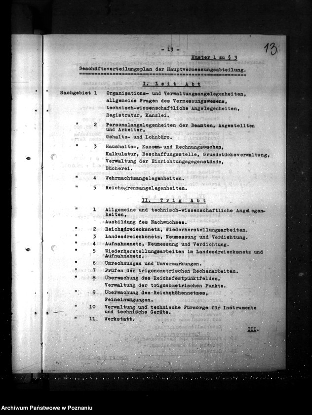 Obraz 17 z jednostki "Haushalt- Hauptvermessengsabteilung"