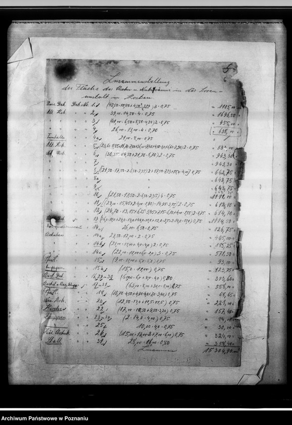 Obraz 11 z jednostki "Verhandlungen und Vertrag über die Vermietung an die Vermacht - Gauheilanstalt Kosten."