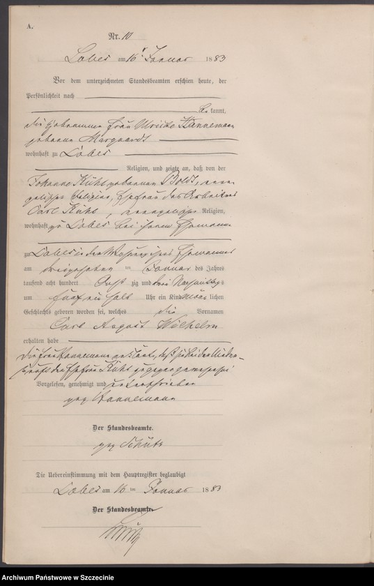 Obraz 14 z jednostki "Geburts-Register (Neben-Register)"