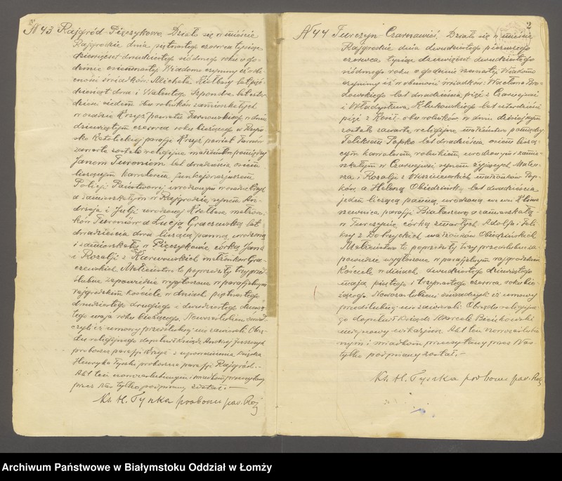 Obraz 4 z jednostki "Księga małżeństw"