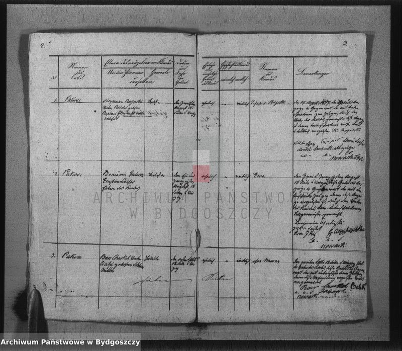 Obraz z jednostki "Heirats-Register der jüdische Gemeinde zu Pakość"