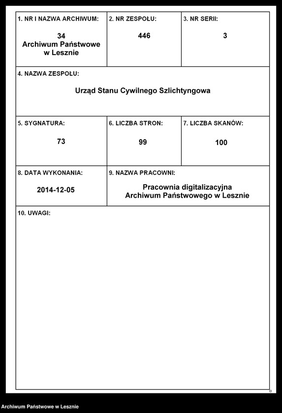 Obraz 1 z jednostki "[Księga zgonów]"