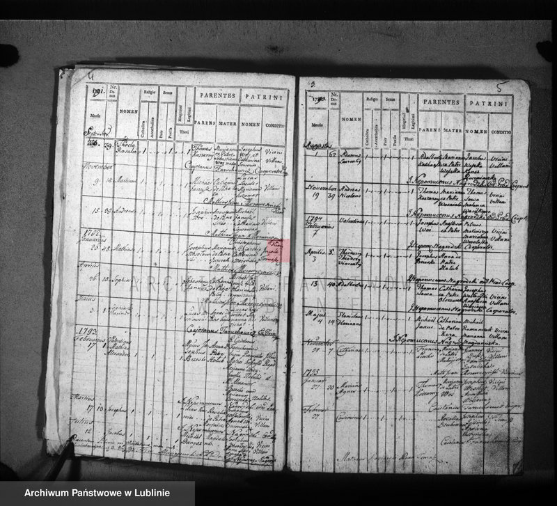 Obraz 5 z jednostki "Liber natorum, matriminium, sepultorum pro villa Wieprzowe Jezioro"