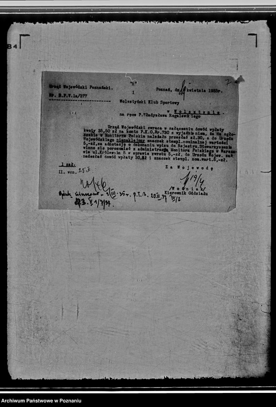 Obraz 11 z jednostki "/Wolsztyński Klub Sportowy,,Czarni" w Wolsztynie/"