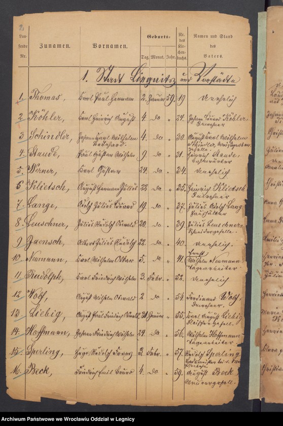 image.from.unit.number "Geburts-Liste zur Militair Stammrolle"