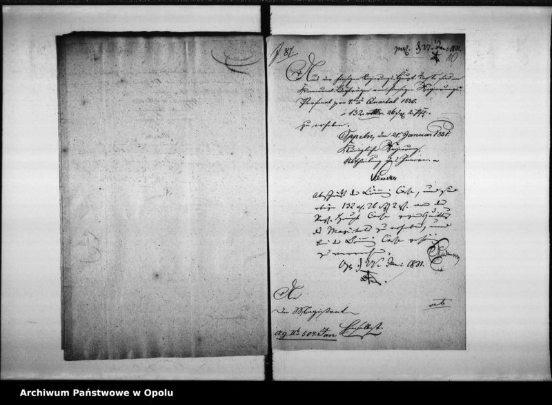 Obraz 14 z jednostki "Acta von Berichtigung der Communal Beitrage des hiesigen Königl[ichen] Regierungs Personals de Anno 1829"