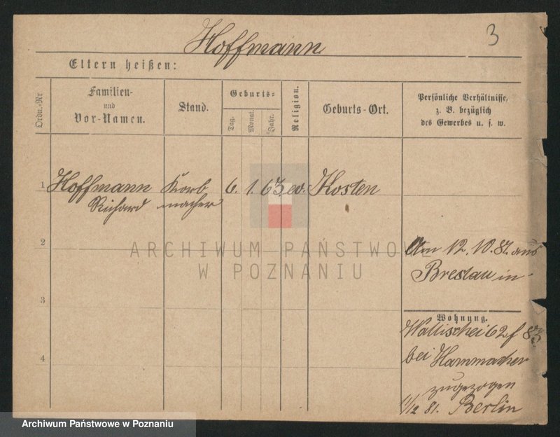 Obraz 3 z jednostki "Hofman (samotni mężczyźni)"