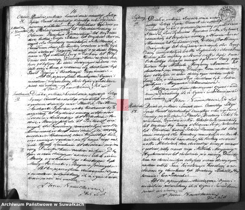 image.from.unit.number "Akta czyli duplikat urodzonych, zaślubionych i umarłych z roku 1829 parafii sereyskiey"