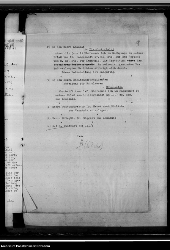 Obraz 13 z jednostki "Oberschulen in Dietfurt (Żnin), Wongrowitz und Gnesen"