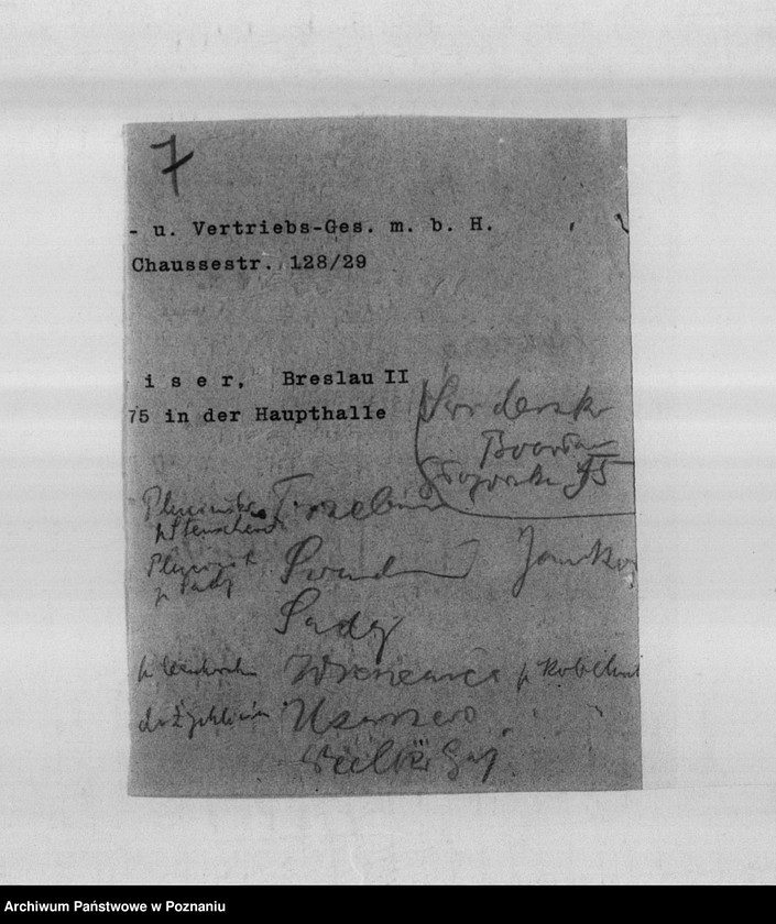 Obraz 11 z jednostki "Schronisko dla Królewiaków- korespondencja związana z utrzymaniem schroniska dla uchodźców z Królestwa."