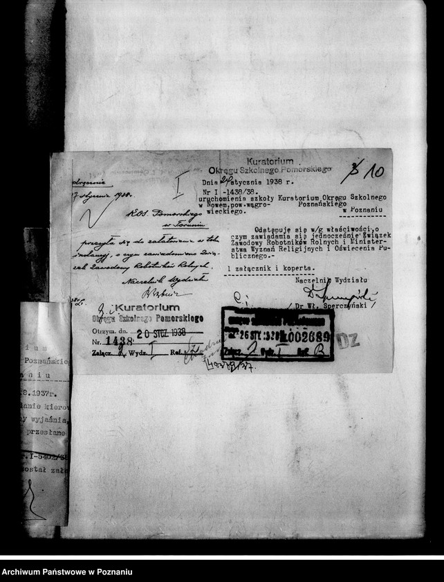 Obraz 13 z jednostki "Szkoła Powszechna w Nowem, powiat wągrowiecki"