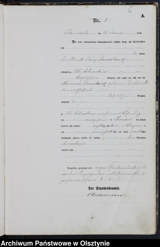 image.from.unit.number "Geburts-Haupt-Register Nr 1 - 181"