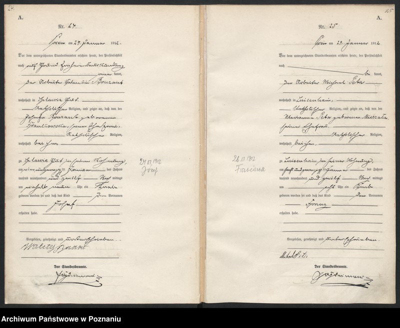 Obraz 15 z jednostki "Księga miejscowa urodzeń [Rejestr główny urodzeń]"