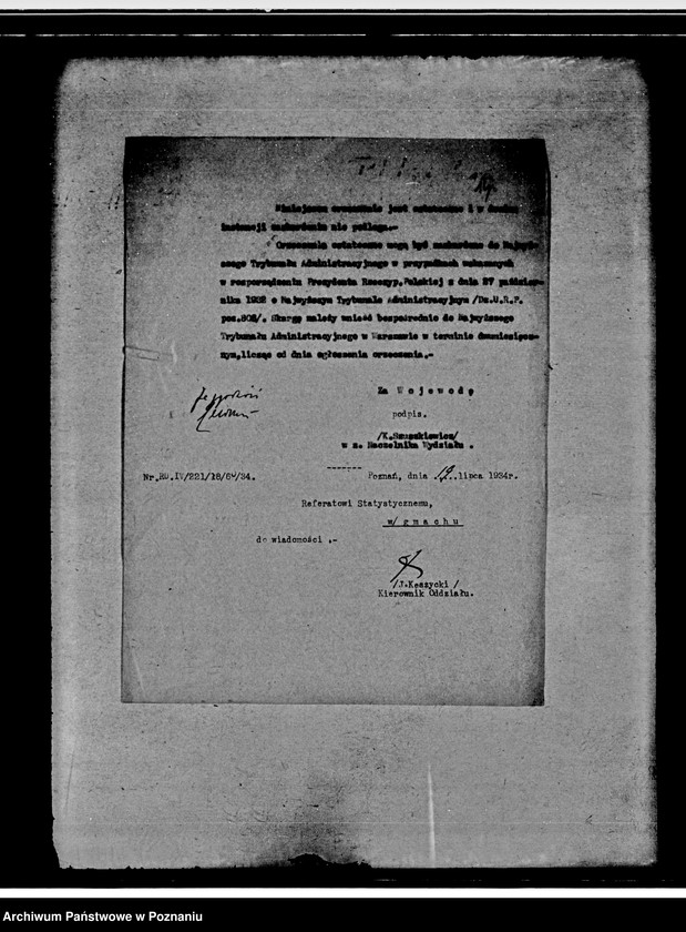 Obraz 18 z jednostki "Parcelacja rządowa z przymusowego wykupu majątku Dziembowo powiatu chodzieskiego"