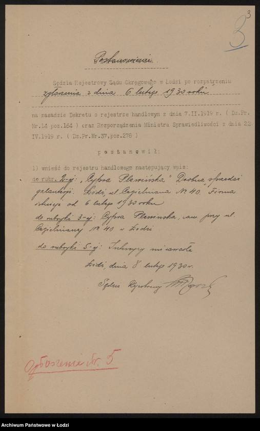 Obraz 5 z jednostki "Cypra Plewińska- drobna sprzedaż galanterii"