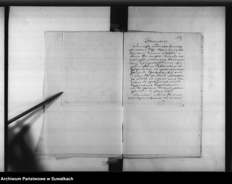 image.from.unit.number "Delo… Po selenîju Garšvine, gminy Chlebiški, Marîampolskago uezda, b. kazennoe"