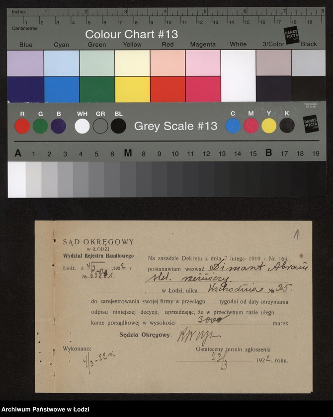 Obraz 3 z jednostki "Abram Dimant- prowadzenie sklepu rzeźniczego"