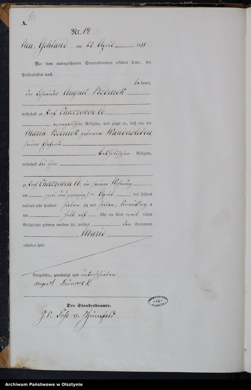 image.from.unit.number "Geburts-Haupt-Register Nr 1 - 42"