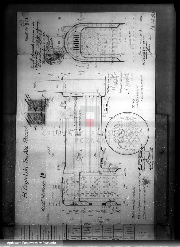 Obraz 13 z jednostki "Fabryka H. Cegielski w Poznaniu T. A. nr porz. kotła 239"