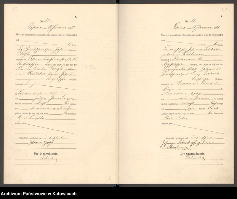 image.from.unit.number "Księga urodzeń T.I nr 1-399"