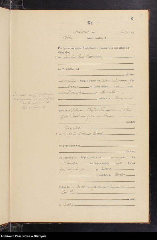 image.from.unit.number "Heiraths-Neben-Register Nr 1 - 16"