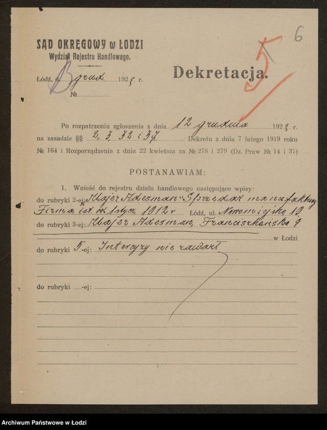 Obraz 8 z jednostki "Majer Adesman- sprzedaż manufaktury"