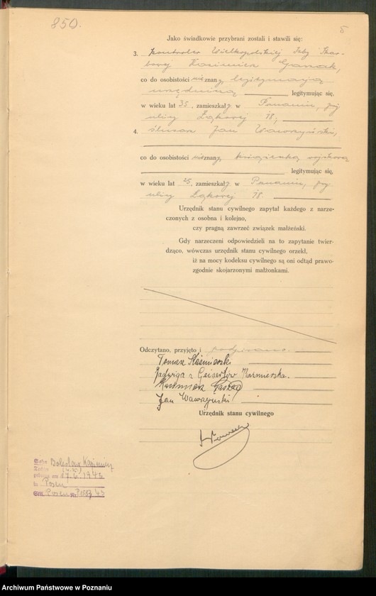 Obraz 7 z jednostki "Księga miejscowa małżeństw tom IV [Rejestr główny małżeństw]"