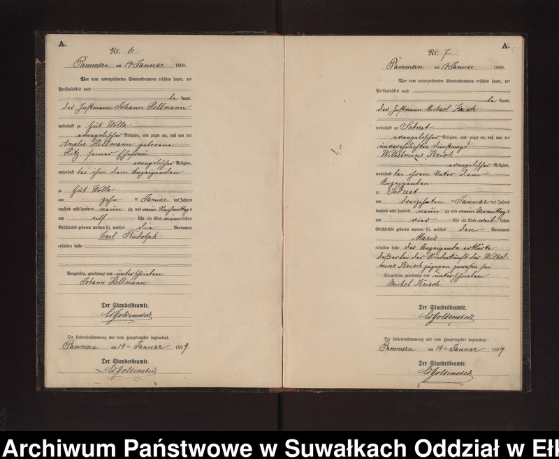 image.from.unit.number "Geburts-Neben-Register des Preussischen Standes-Amtes Neuhoff Kreis Loetzen"