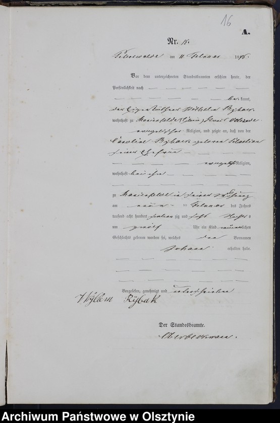 image.from.unit.number "Geburts-Hanupt-Register Nr 1 - 160"