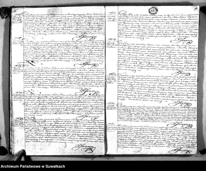 image.from.unit.number "Księga Duplikat Aktów Urodzenia, Zaślubienia i Zeyscia Parafii Liszkowskiey za rok 1845"