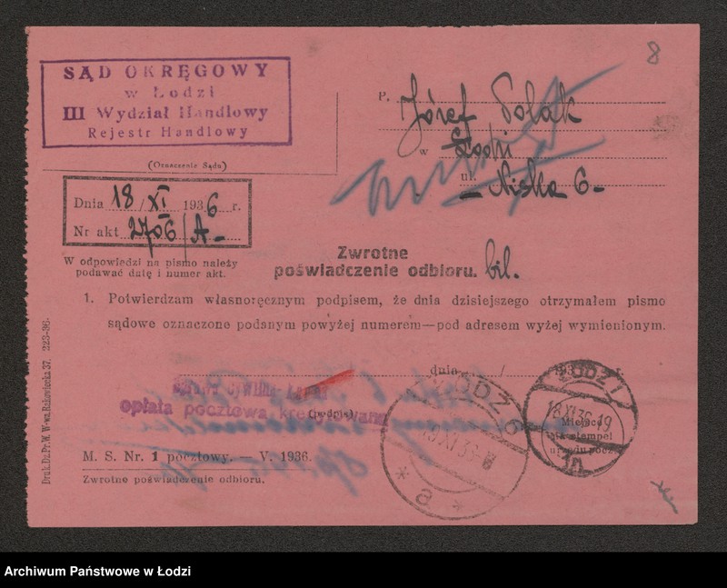 Obraz 10 z jednostki "Józef Polak – sklep kolonialno – spożywczy"