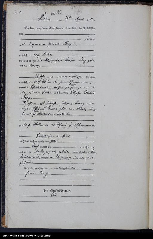 image.from.unit.number "Sterbe-Neben-Register Nr 25 - 78"