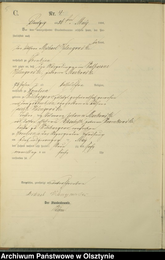 image.from.unit.number "Sterbe-Haupt-Register Nr 1 - 11"