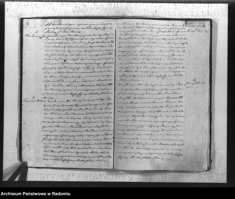 Obraz 4 z jednostki "Duplikat akt religijno cywilnych urodzonych, zaślubionych i zeyścia parafii Brzóza na rok 1858"