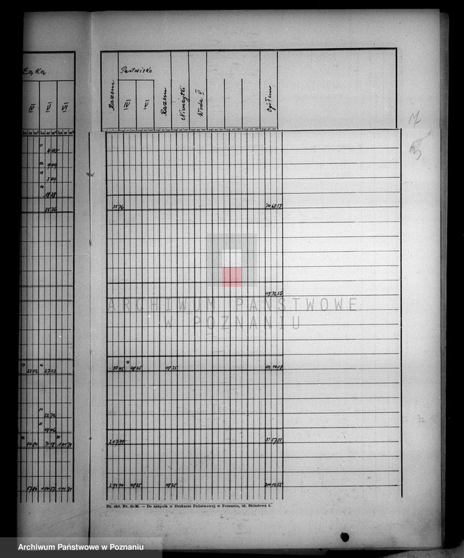 Obraz 7 z jednostki "Rejestr klasyfikacyjno-pomiarowy majątku Stare powiatu wyrzyskiego"
