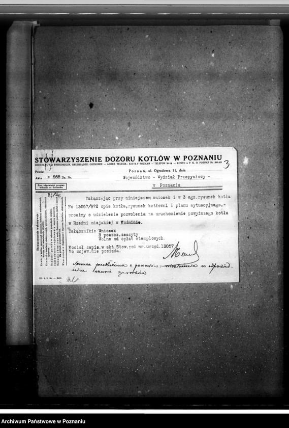 Obraz 7 z jednostki "Rzeźnia Miejska w Koźminie - Magistrat m. Koźmina nr woj. kotła 6025"