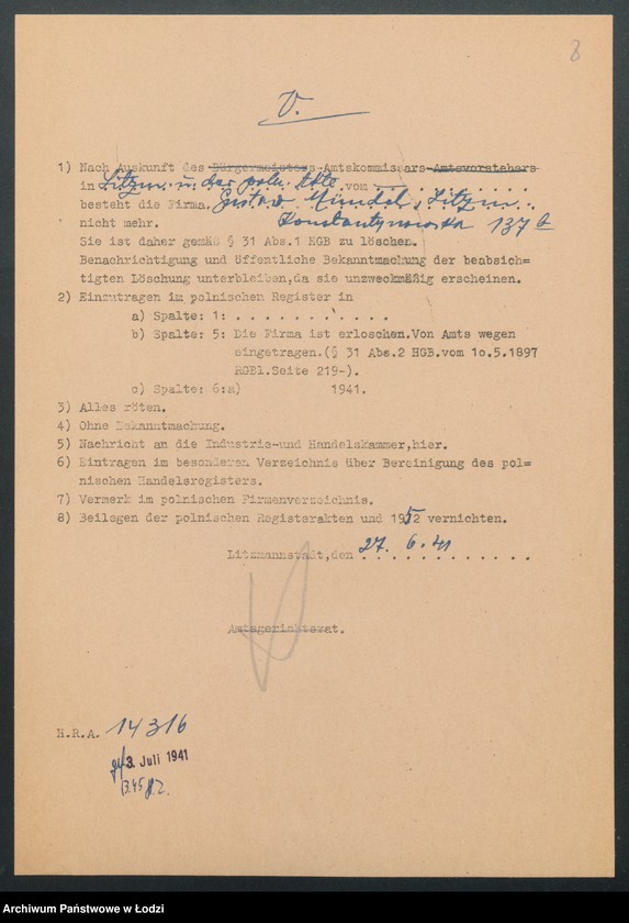 Obraz 9 z jednostki "Gustaw Műndel- cukiernia"