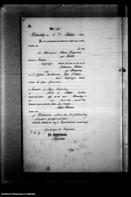 image.from.team "Urząd Stanu Cywilnego w Ujeścisku, obecnie część Gdańska"